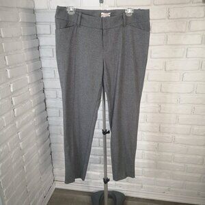 Merona Stretch Ladies Size 10 Grey Modern Style Dress Pants